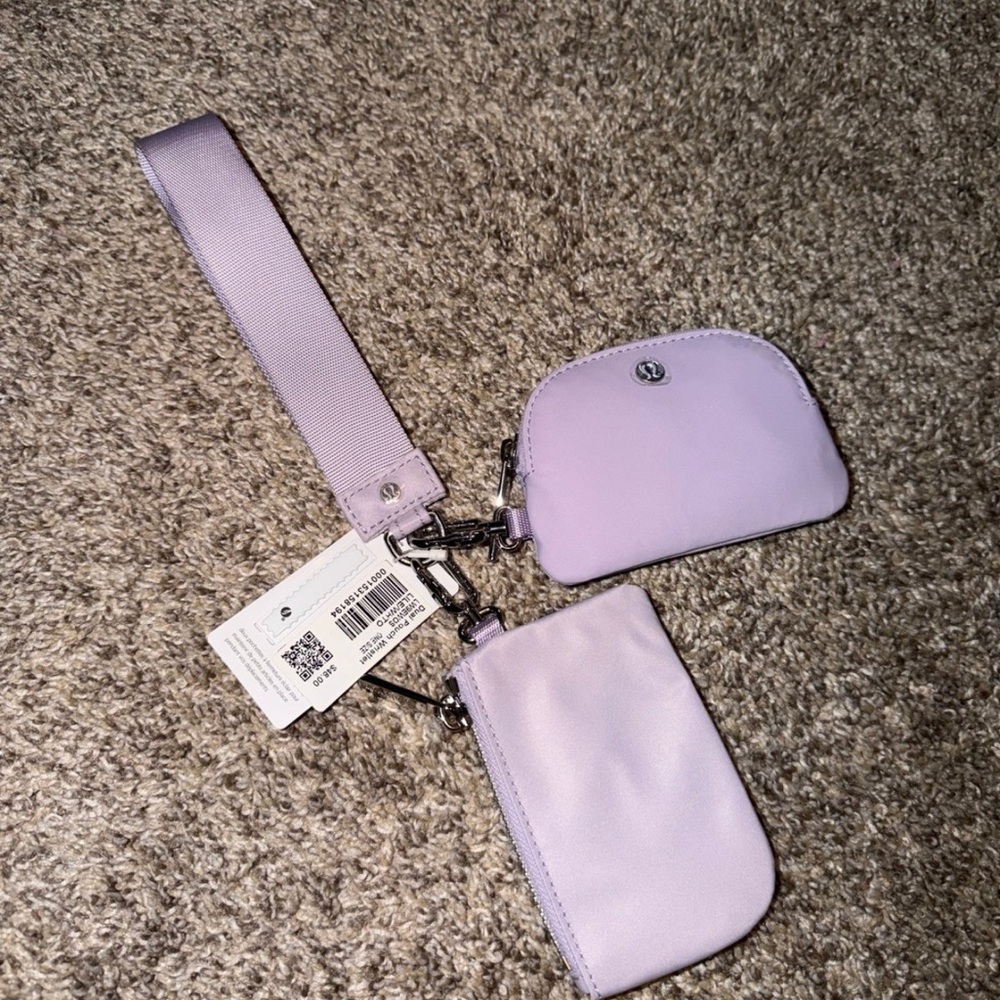 Lululemon Athletica Lilac Key & Card Holder Set